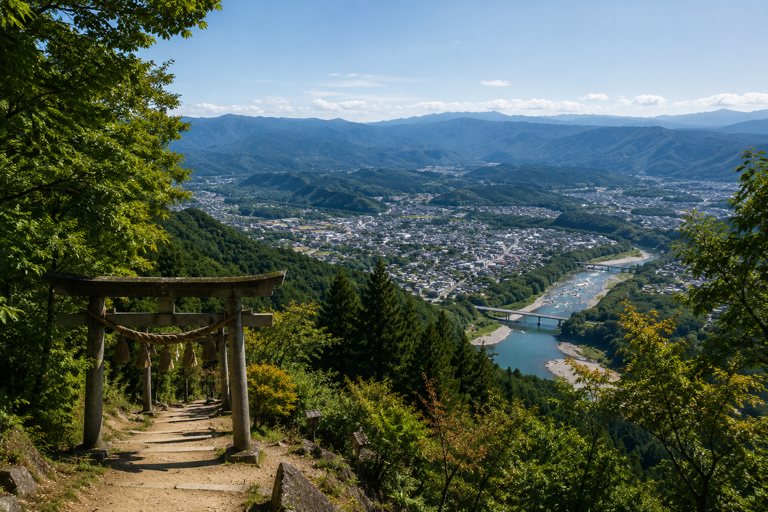 山を開いた白い導き――宝登山と神犬の伝説